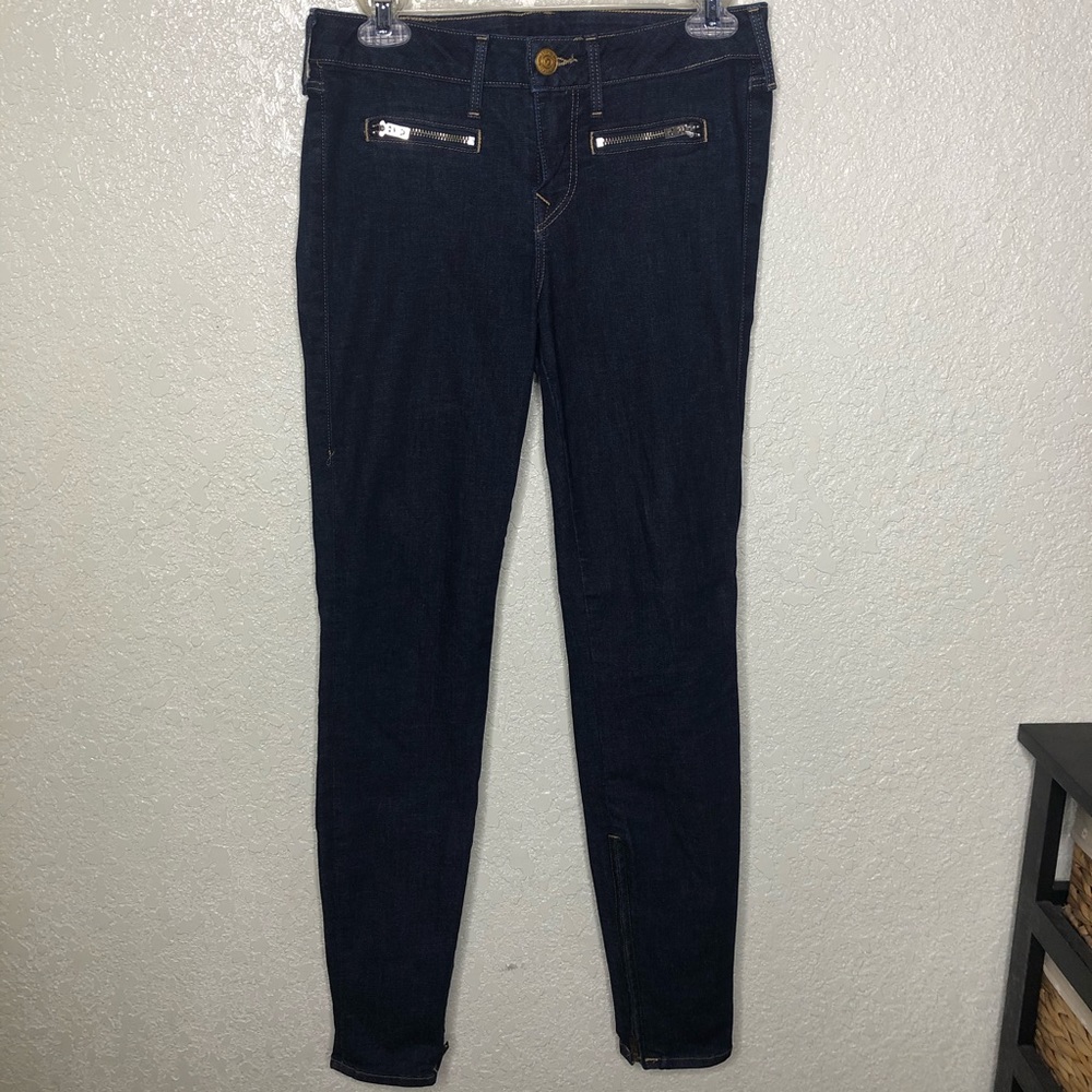 True Religion Skinny Jeans Sz 28 Dark Wash Amanda